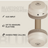 Volkano Audio Volkano Pebble Series Bluetooth Headphones - Khaki