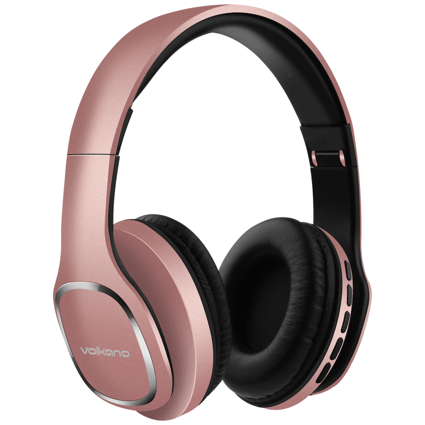 Volkano Audio Volkano Phonic Series Bluetooth Full-Size Headphones - Rose Gold