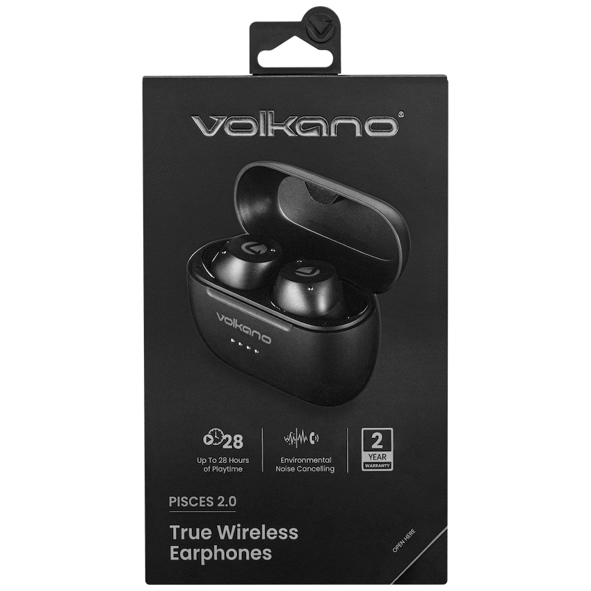 Volkano Audio Volkano Pisces 2.0 Series TWS Earphones - Black