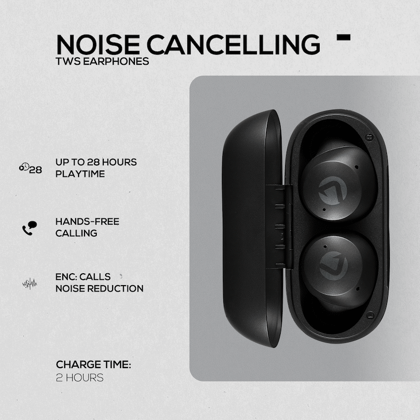 Volkano Audio Volkano Pisces 2.0 Series TWS Earphones - Black