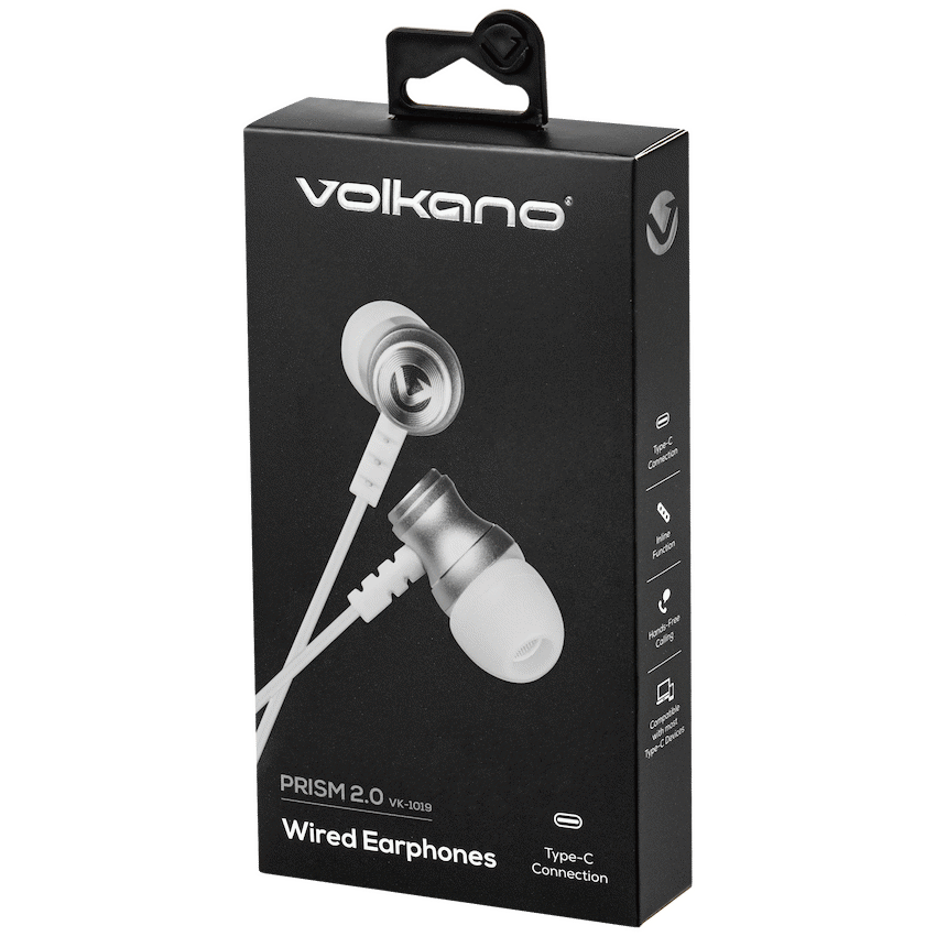 Volkano Audio Volkano Prism 2.0 Series Type-C Earphone - White