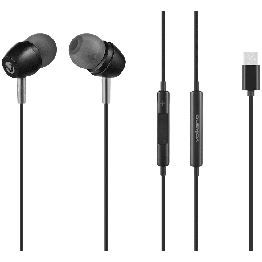 Volkano Audio Volkano Prism 3 Series Type-C Earphone - Black