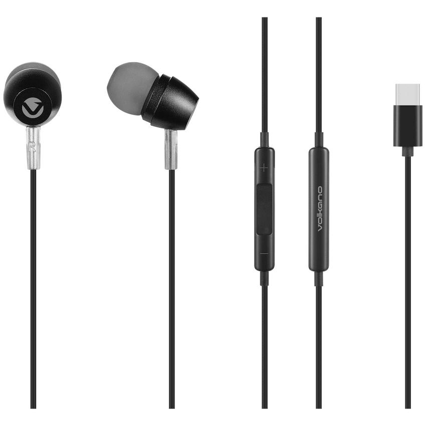 Volkano Audio Volkano Prism 3 Series Type-C Earphone - Black