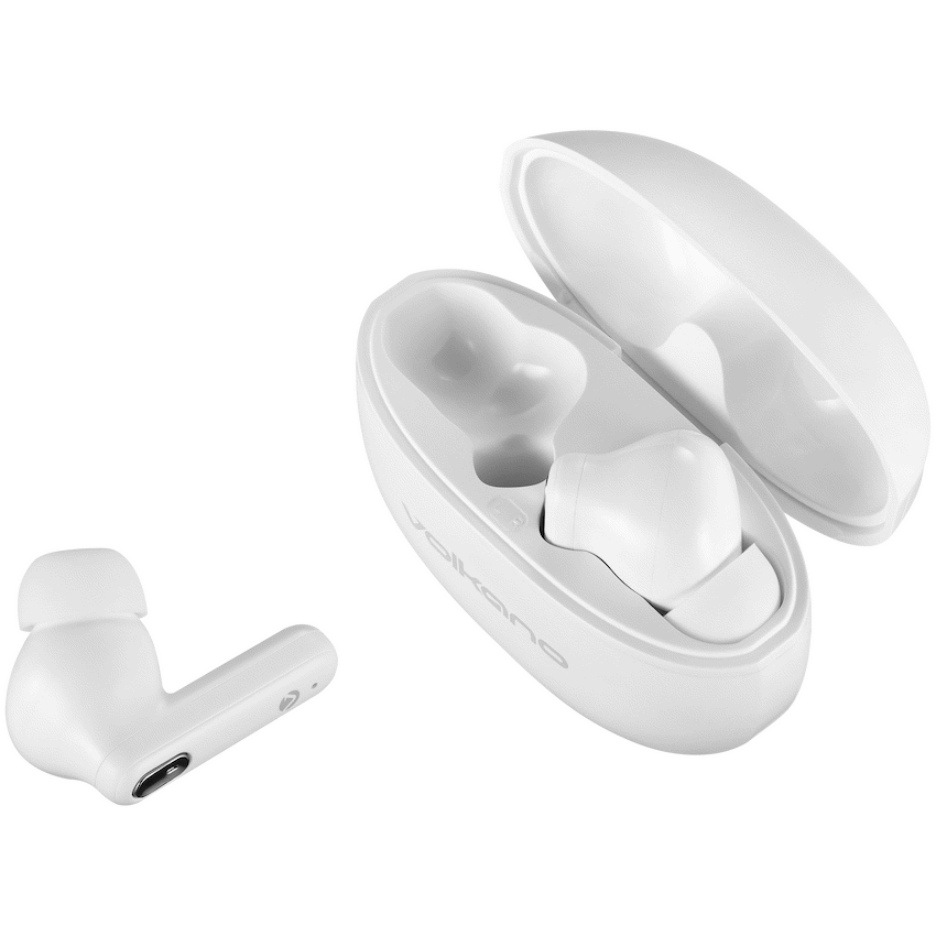 Volkano Audio Volkano Pulse Series True Wireless Earphones with Charging Case - White