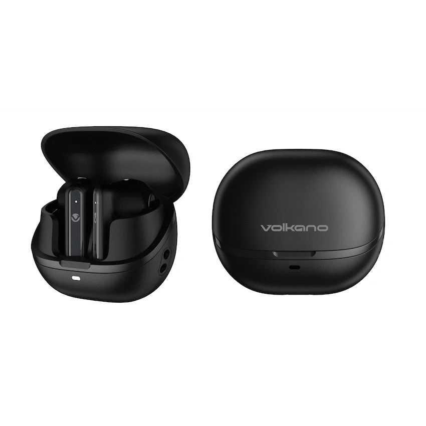 Volkano Audio Volkano QuietFit - TWS Earphones with ANC & ENC- Black
