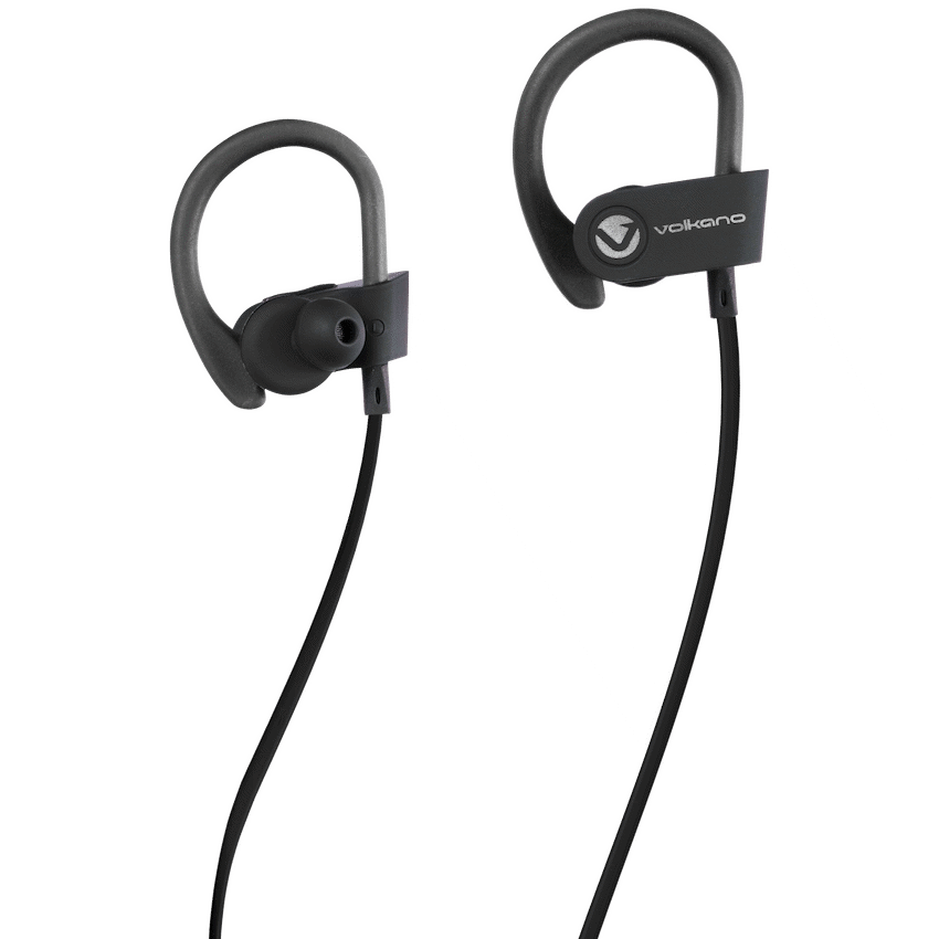 Volkano Audio Volkano Race Series Bluetooth Sport Earhook Earphones - Black