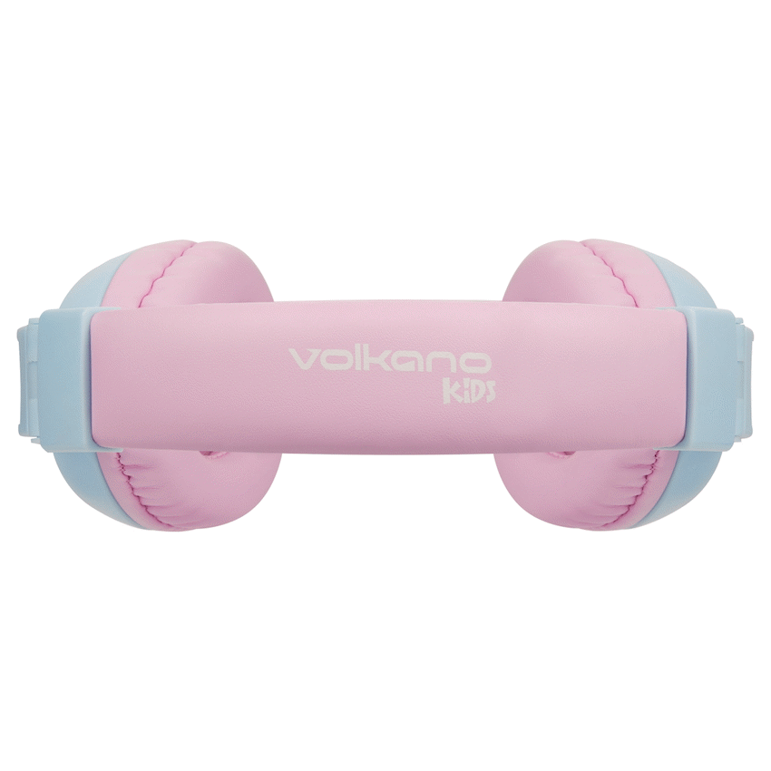 Volkano Audio Volkano Sidekick Series Wired Kiddies Headphones with Share Port - Lavender/Light Blue