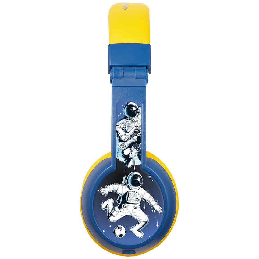 Volkano Audio Volkano Sidekick Series Wired Kiddies Headphones with Share Port - Yellow/Blue