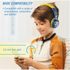 Volkano Audio Volkano Sidekick Series Wired Kiddies Headphones with Share Port - Yellow/Blue