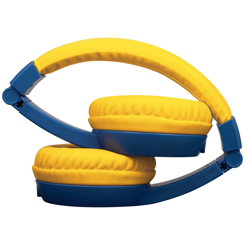 Volkano Audio Volkano Sidekick Series Wired Kiddies Headphones with Share Port - Yellow/Blue