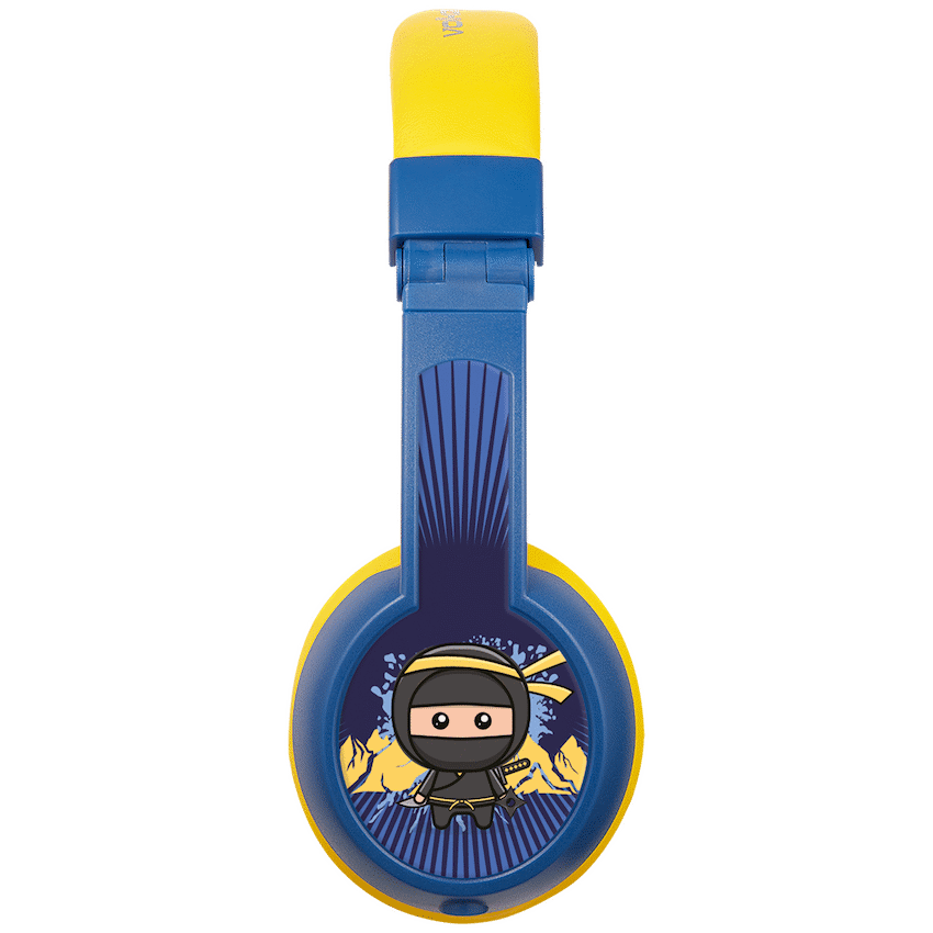 Volkano Audio Volkano Sidekick Series Wired Kiddies Headphones with Share Port - Yellow/Blue