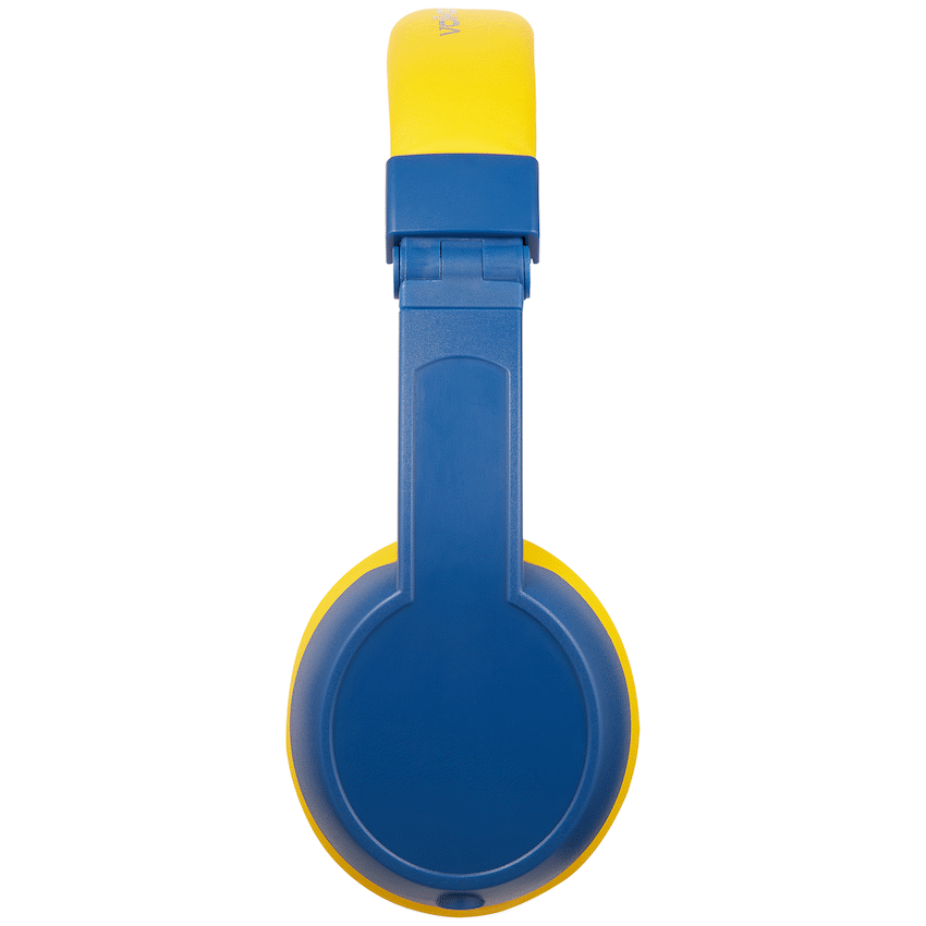 Volkano Audio Volkano Sidekick Series Wired Kiddies Headphones with Share Port - Yellow/Blue