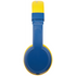 Volkano Audio Volkano Sidekick Series Wired Kiddies Headphones with Share Port - Yellow/Blue