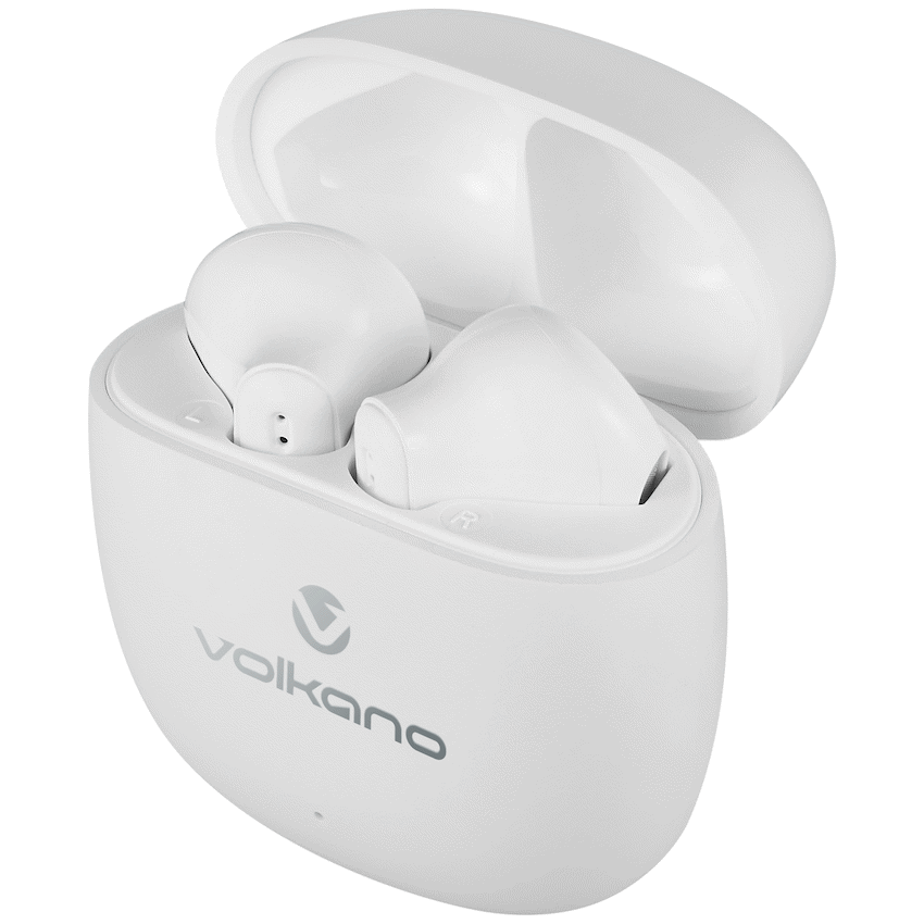 Volkano Audio Volkano Sleek Series TWS Earphones - White