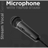Volkano Audio Volkano Stream Vocal Microphone with Tripod, Aux