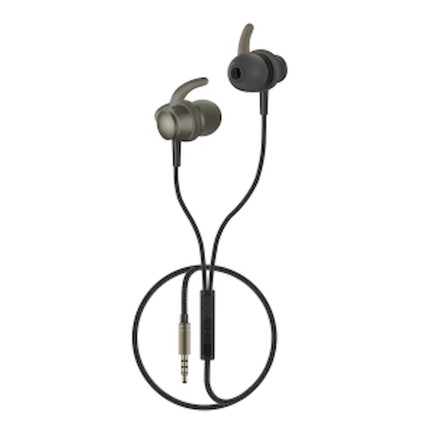 Volkano Audio Volkano Titanium Series AUX Earphone - Gun Metal