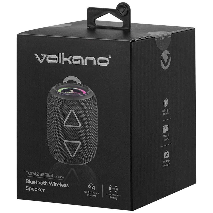 Volkano Audio Volkano Topaz Series Bluetooth Speaker - Black