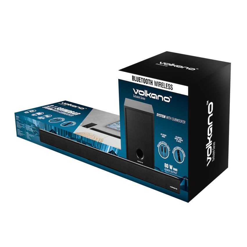 Volkano Audio Volkano Turbulent Series 80w 2.1 Soundbar