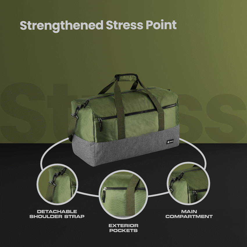 Volkano Bags Volkano Corporal 43l Duffle - Khaki