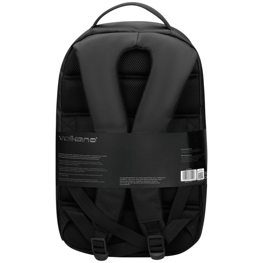 Volkano Bags Volkano Focus Series 15.6" Laptop Backpack and Wireless Mouse