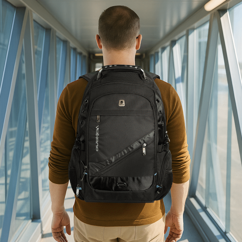 Volkano Bags Volkano G-Unit Backpack - Black/Grey/Turquoise
