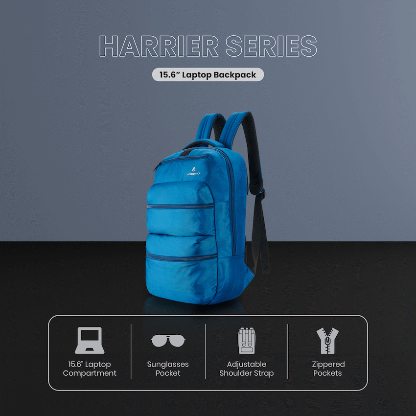 Volkano Bags Volkano Harrier 15.6" Laptop Backpack Blue