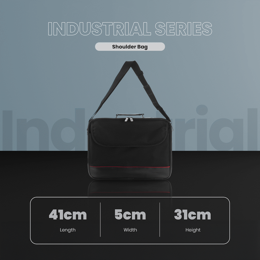 Volkano Bags Volkano Industrial Series Shoulder Bags - Black