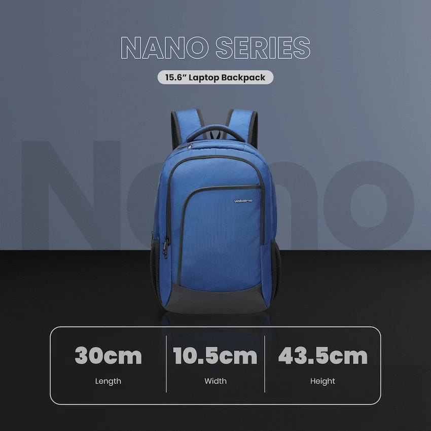 Volkano Bags Volkano Nano 15.6" Laptop Backpack - Navy