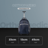 Volkano Bags Volkano Orthopaedic Trolley Backpack 35l - Navy/Grey