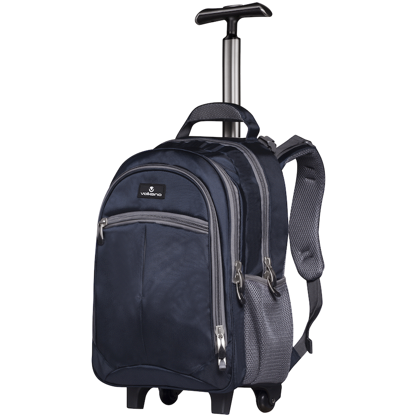 Volkano Bags Volkano Orthopaedic Trolley Backpack 35l - Navy/Grey
