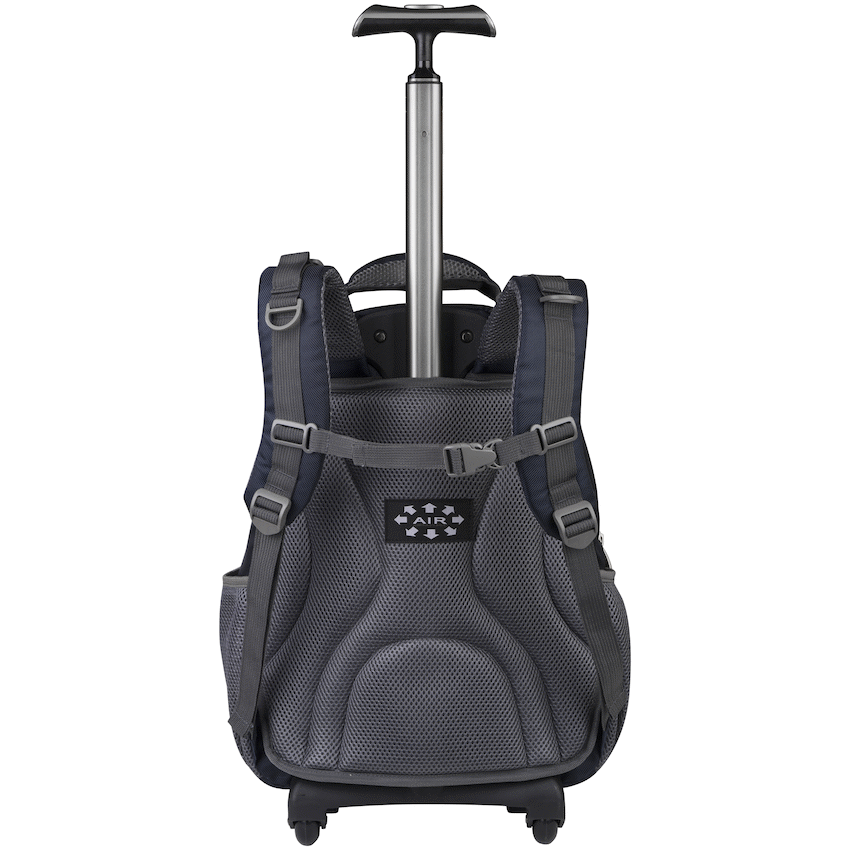 Volkano Bags Volkano Orthopaedic Trolley Backpack 35l - Navy/Grey