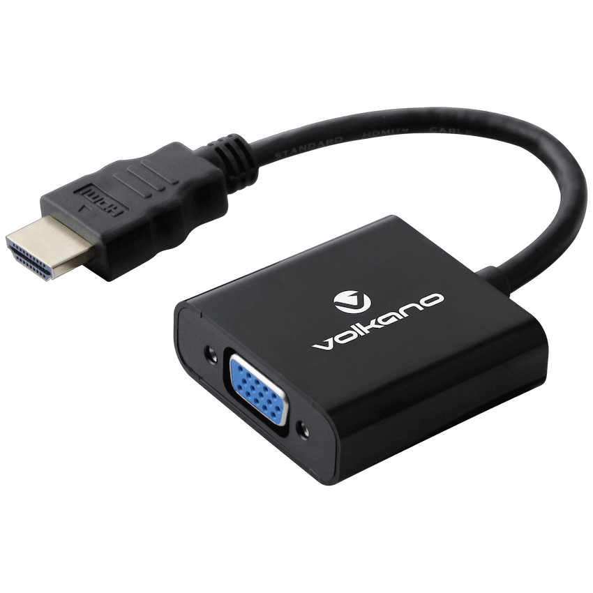 Volkano Computer Accessories Volkano Annex Series HDMI Male to VGA Female Converter, 10cm Cable, with Sound