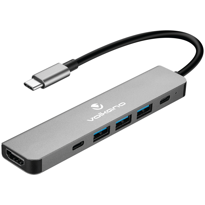 Volkano Computer Accessories Volkano Expand Series 6-in-1 Type-C Hub