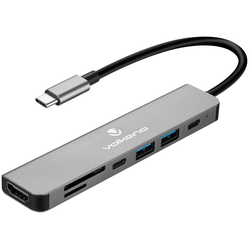 Volkano Computer Accessories Volkano Expand Series 7-in-1 Type-C Hub