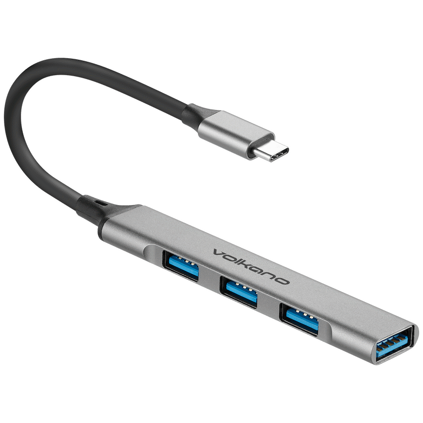 Volkano Computer Accessories Volkano Expand Series Type-C to 4-Port USB Hub