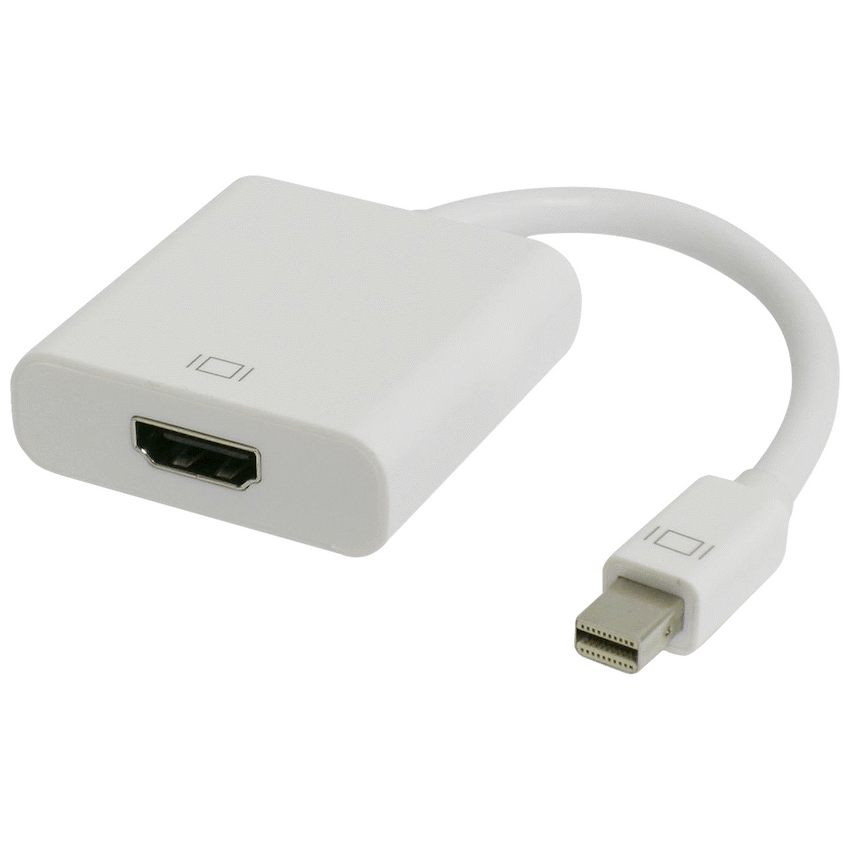 Volkano Computer Accessories Volkano MiniPort Series Mini DisplayPort to 4K HDMI Converter 10cm - White
