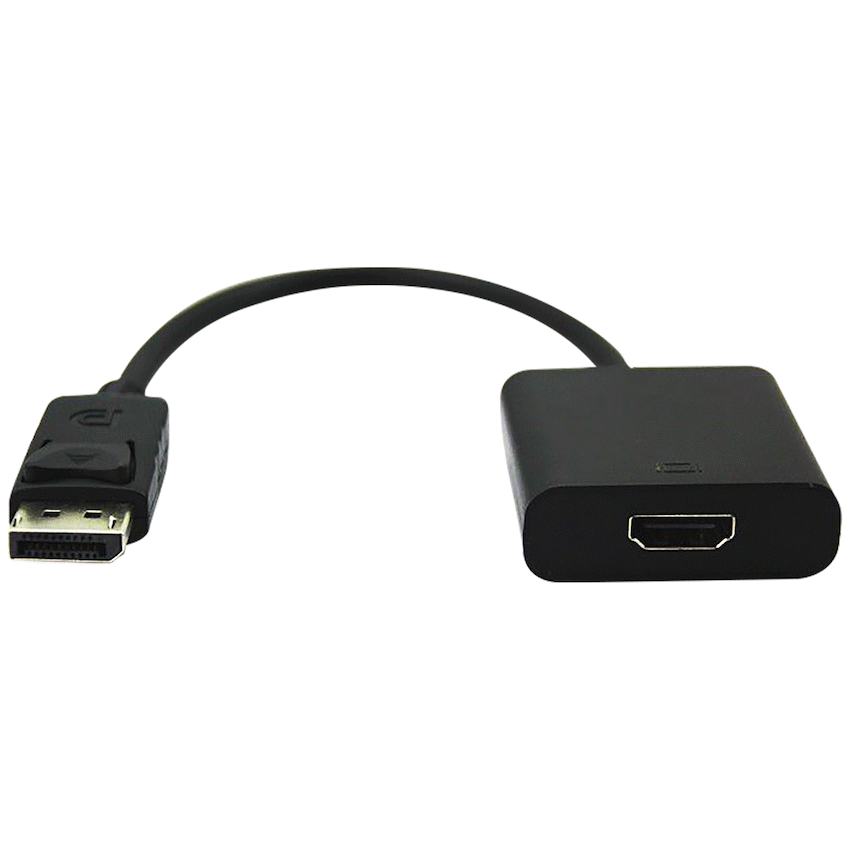 Volkano Computer Accessories Volkano Port Series DisplayPort to 4K HDMI Converter 10cm - Black