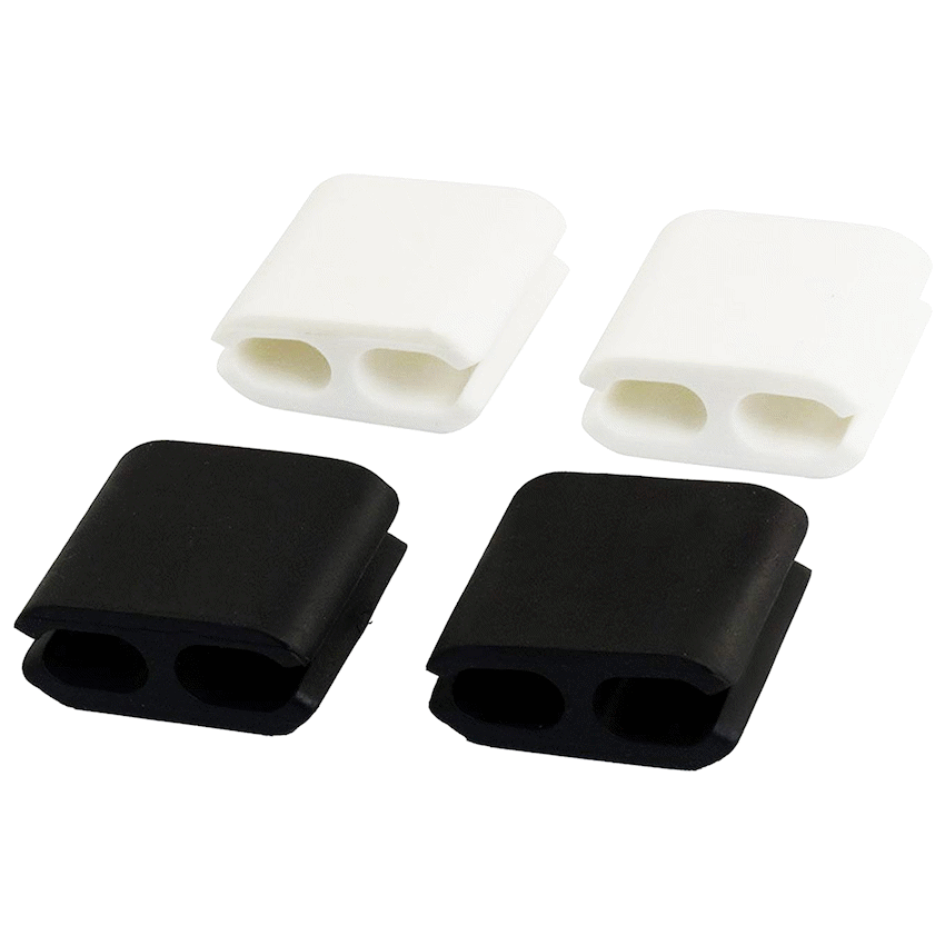 Volkano Computer Peripherals Volkano Bind Series - 4 Piece: Power Cable Clips - Black & White