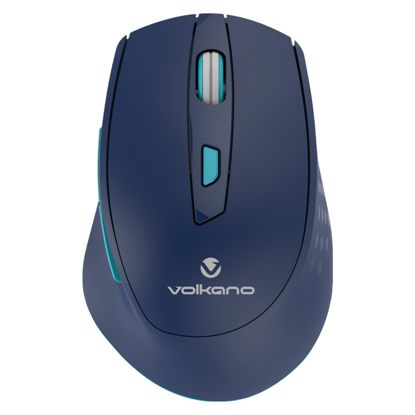 Volkano Computer Peripherals Volkano Chrome Series Wireless Mouse - Blue