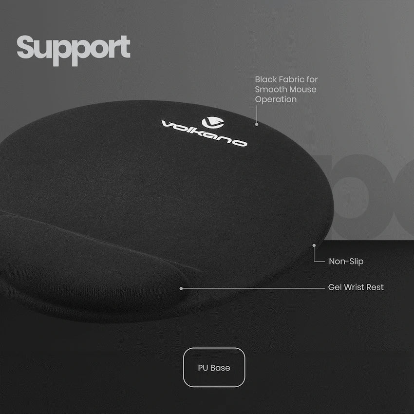 Volkano Computer Peripherals Volkano Comfort+ Series Gel Mouse Pad