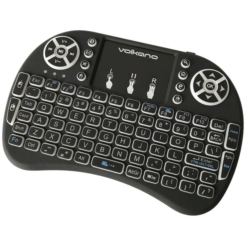 Volkano Computer Peripherals Volkano Control Series Smart TV Remote Control Keyboard and Trackpad