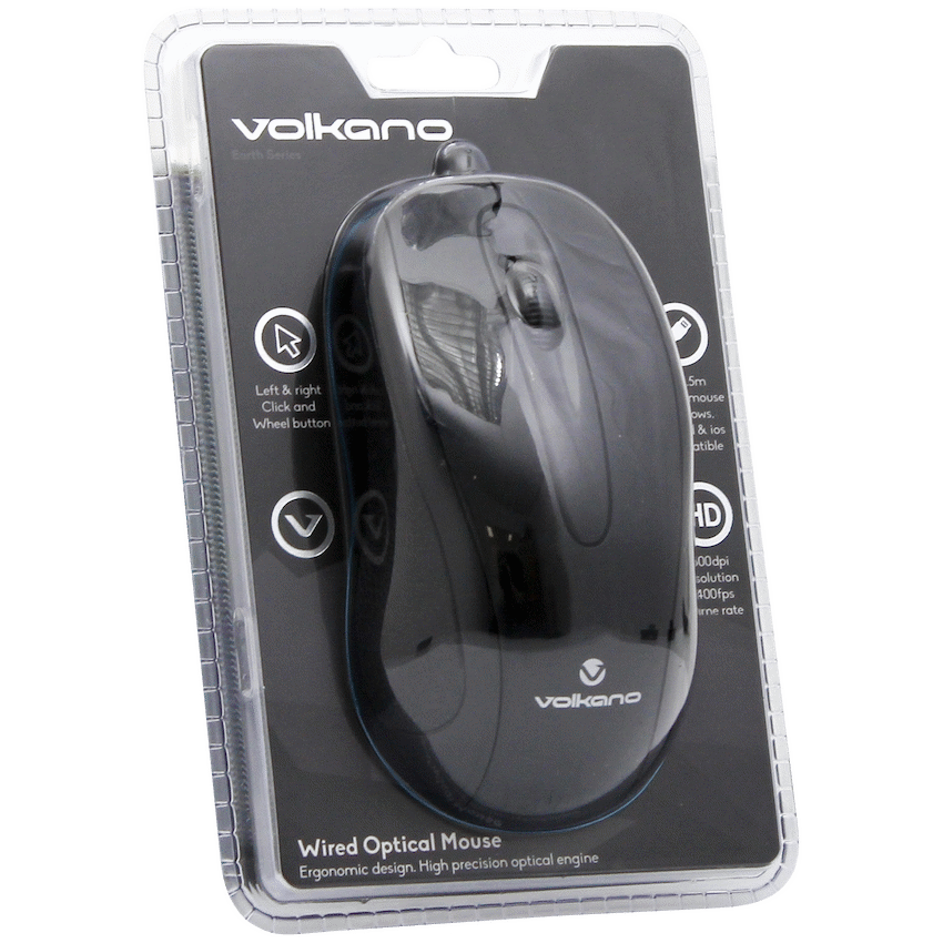 Volkano Computer Peripherals Volkano Earth Series Wired Mouse