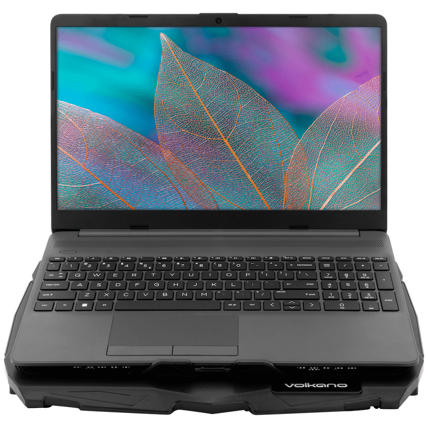 Volkano Computer Peripherals Volkano Glacier Series Upright Notebook Cooling Stand with Dual Fans