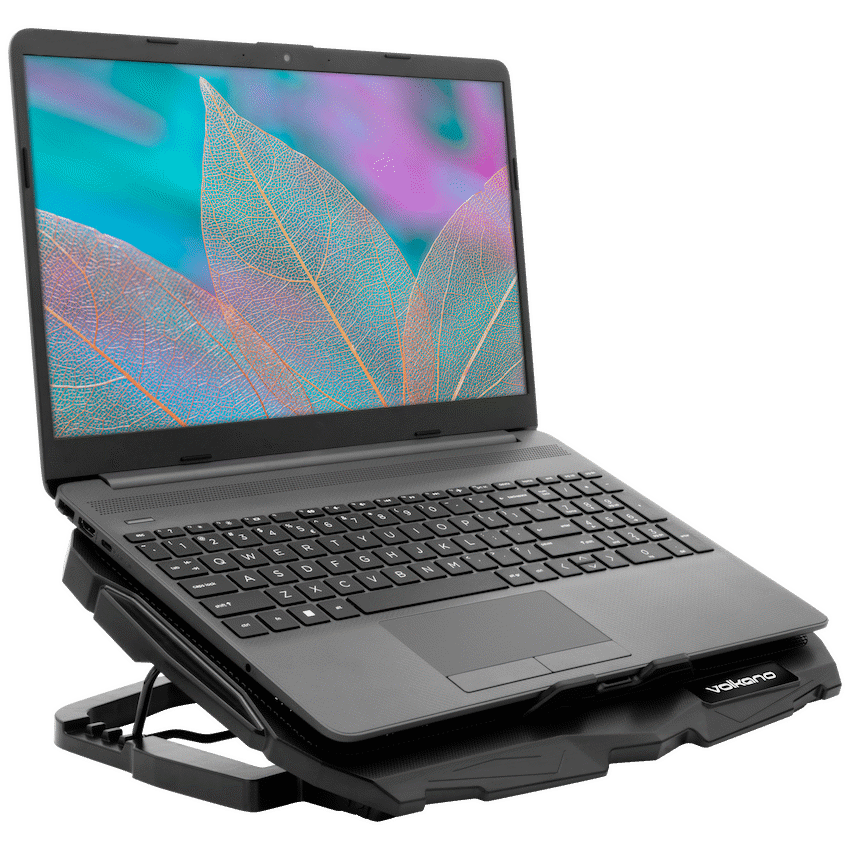 Volkano Computer Peripherals Volkano Glacier Series Upright Notebook Cooling Stand with Dual Fans