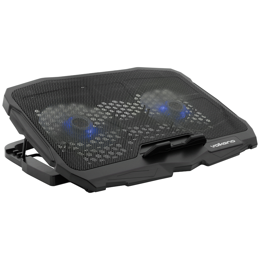 Volkano Computer Peripherals Volkano Glacier Series Upright Notebook Cooling Stand with Dual Fans