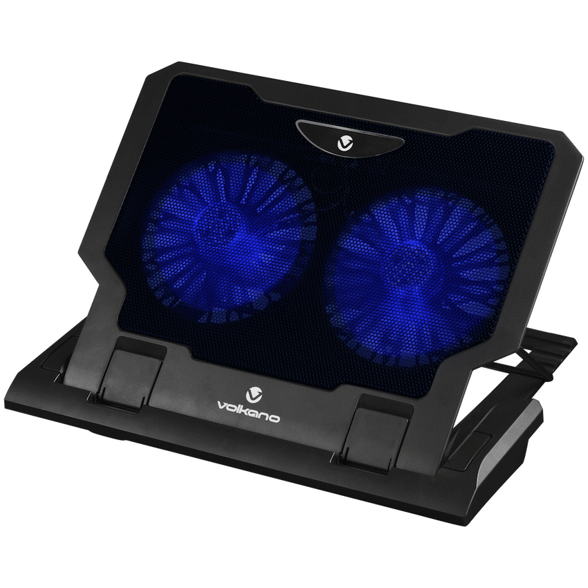 Volkano Computer Peripherals Volkano Glacier Series Upright Notebook Cooling Stand with Dual Fans
