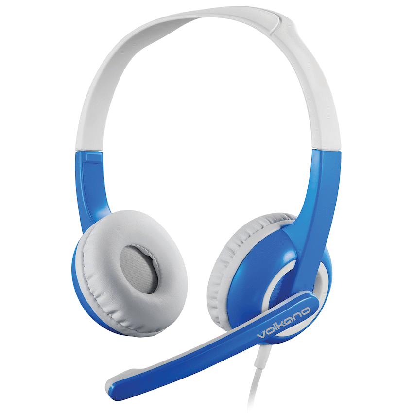 Volkano Computer Peripherals Volkano Kids Chat Junior series headset with mic - Blue