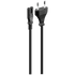 Volkano Computer Peripherals Volkano Presto Series Power Cable 2-Pin Figure 8 to Type-C Euro 1.2m 5a - Black