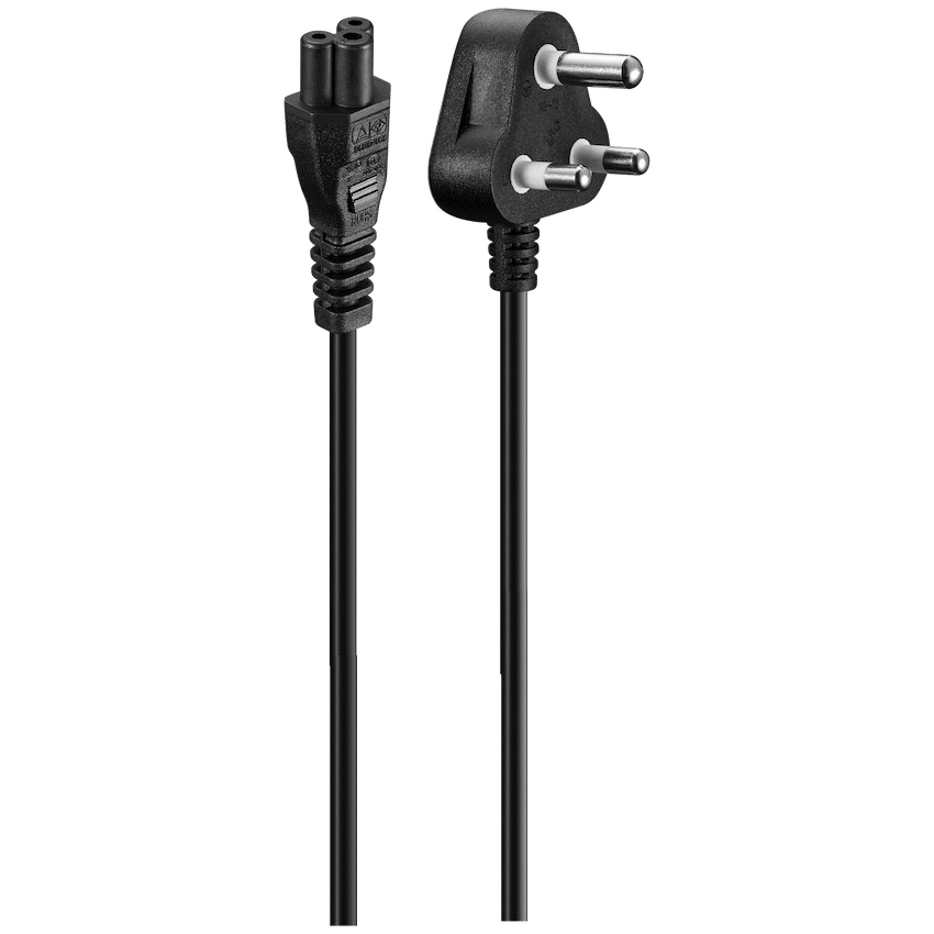 Volkano Computer Peripherals Volkano Presto Series Power Cable 3-Pin Clover to Type-M 1.8m 2.5a - Black