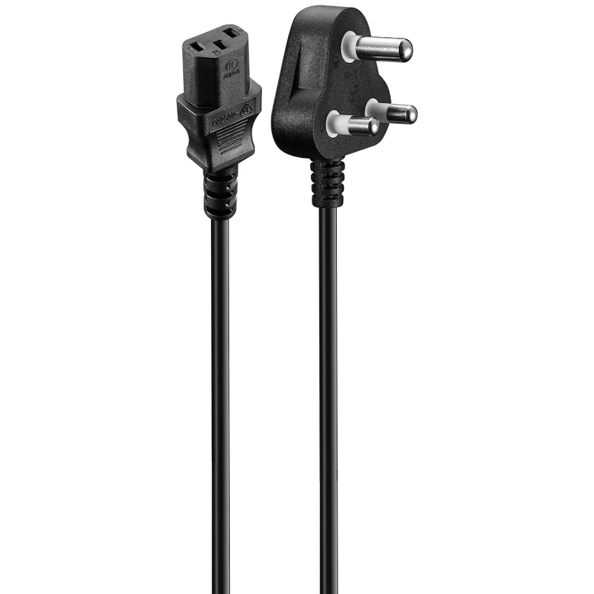 Volkano Computer Peripherals Volkano Presto Series Power Cable 3-Pin IEC to Type-M 1.8m 10a - Black